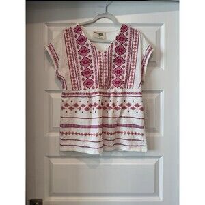 Savanna Jane Embroidered Top Sz Small